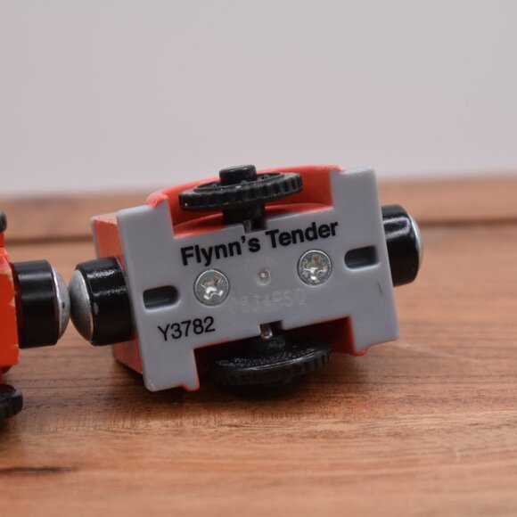 Flynn & Tender 2003 Thomas the Train Fire Truck Wooden Railway Engine Train - Picture 9 of 9